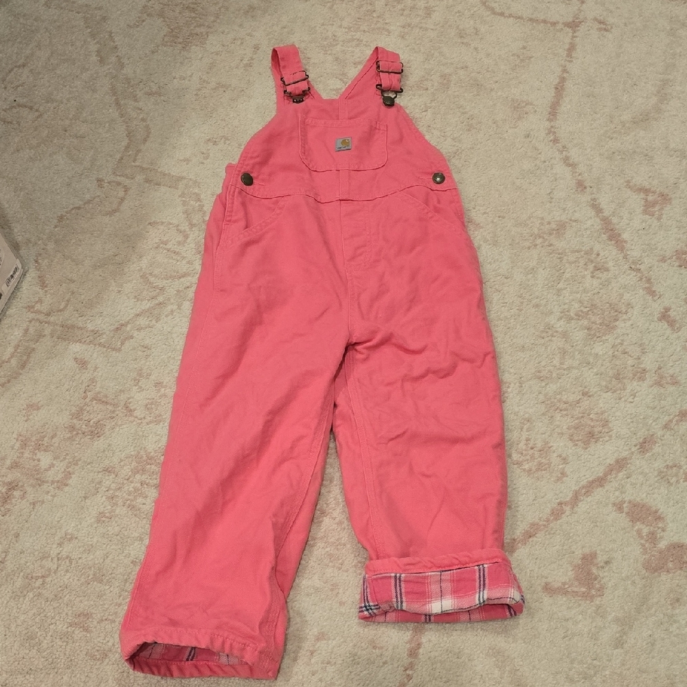Carhartt Pink Kids Overalls